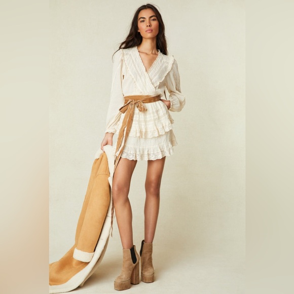 NWT $425 LoveShackFancy Milena Lace Dress - Picture 5 of 10